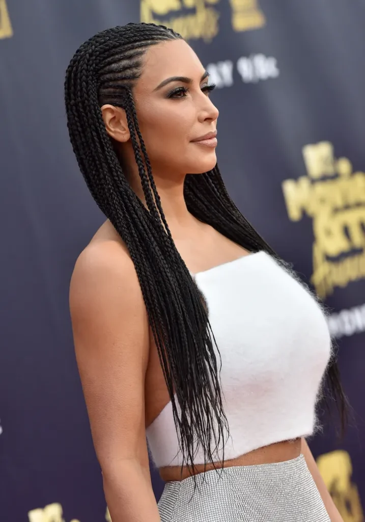 Kim Kardashian Rocks Sensational Fulani Braids