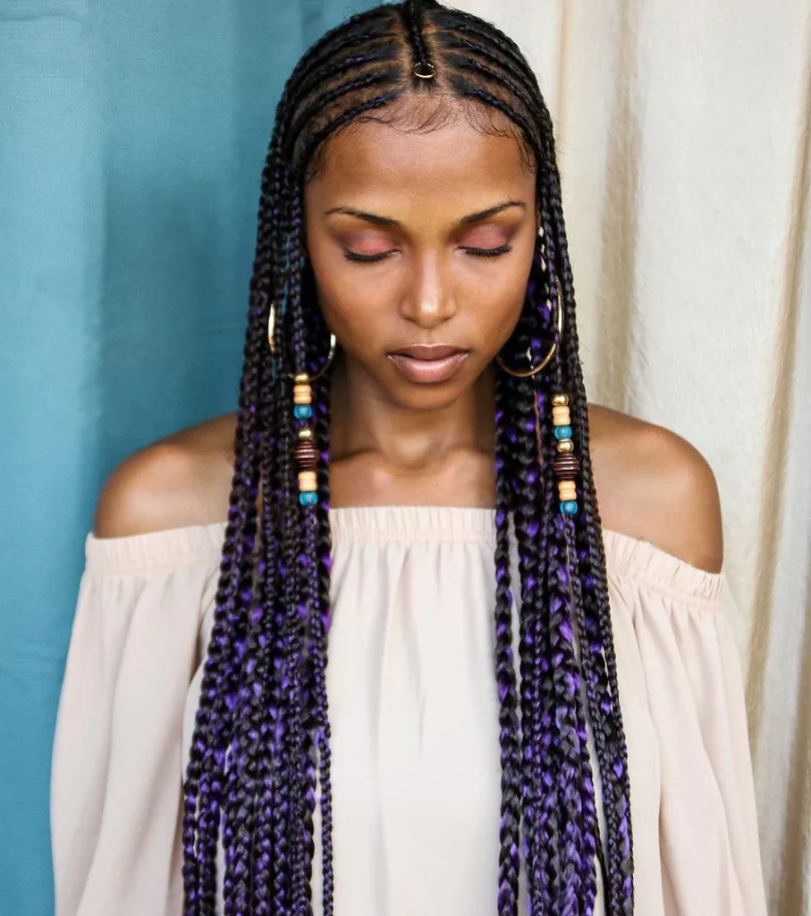 Fierce and Fabulous: Unraveling the Beauty of Egyptian Fulani Braids