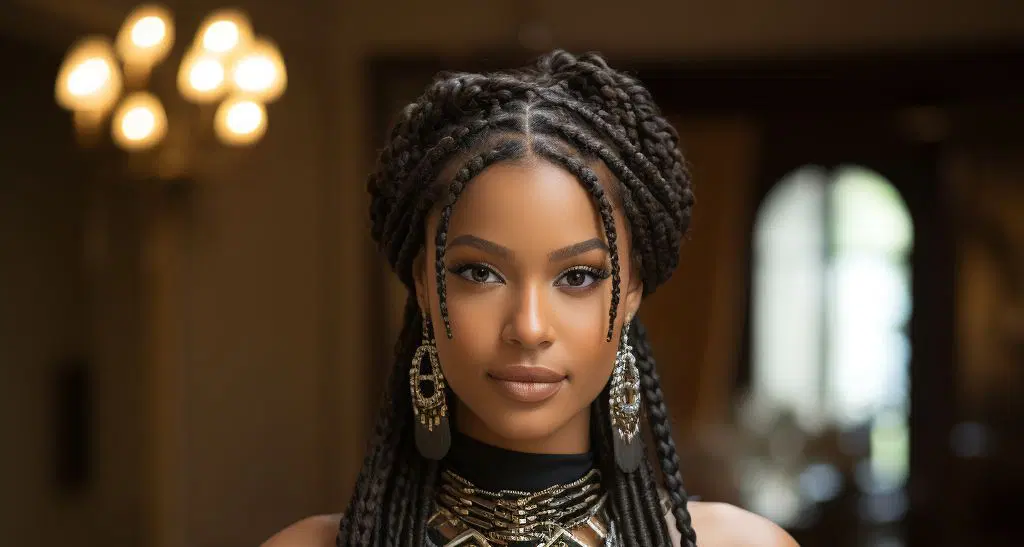 Fierce and Fabulous: Unleashing the Power of Fulani Braids All Back