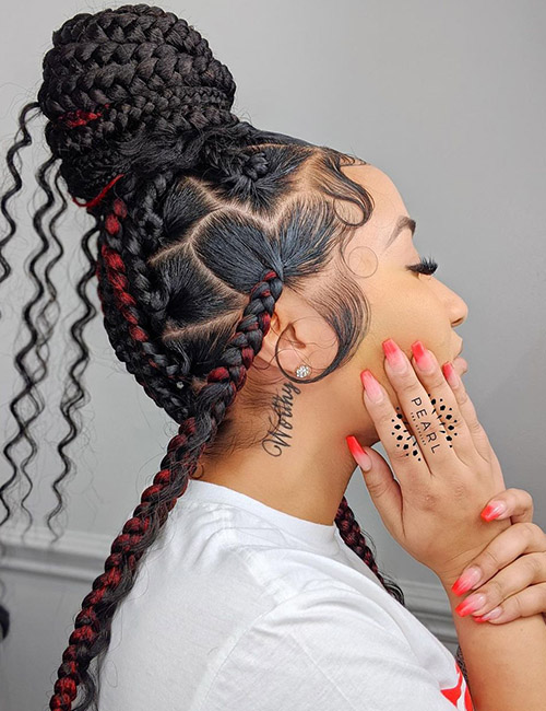 fulani braids with knotless: Embrace the Futuristic Vibefulani braids with knotless